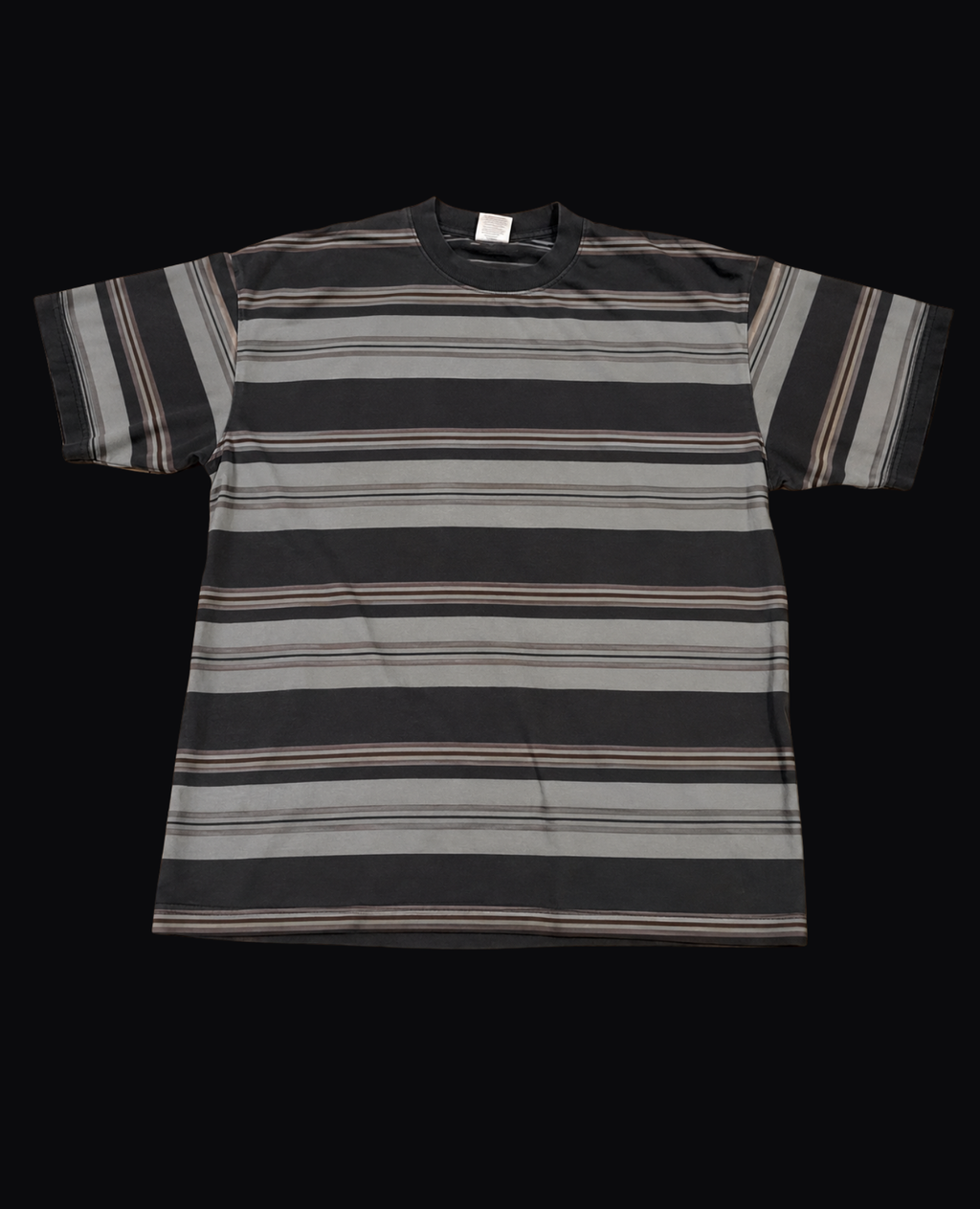 GREY PATTERNED OVERSIZED TEE