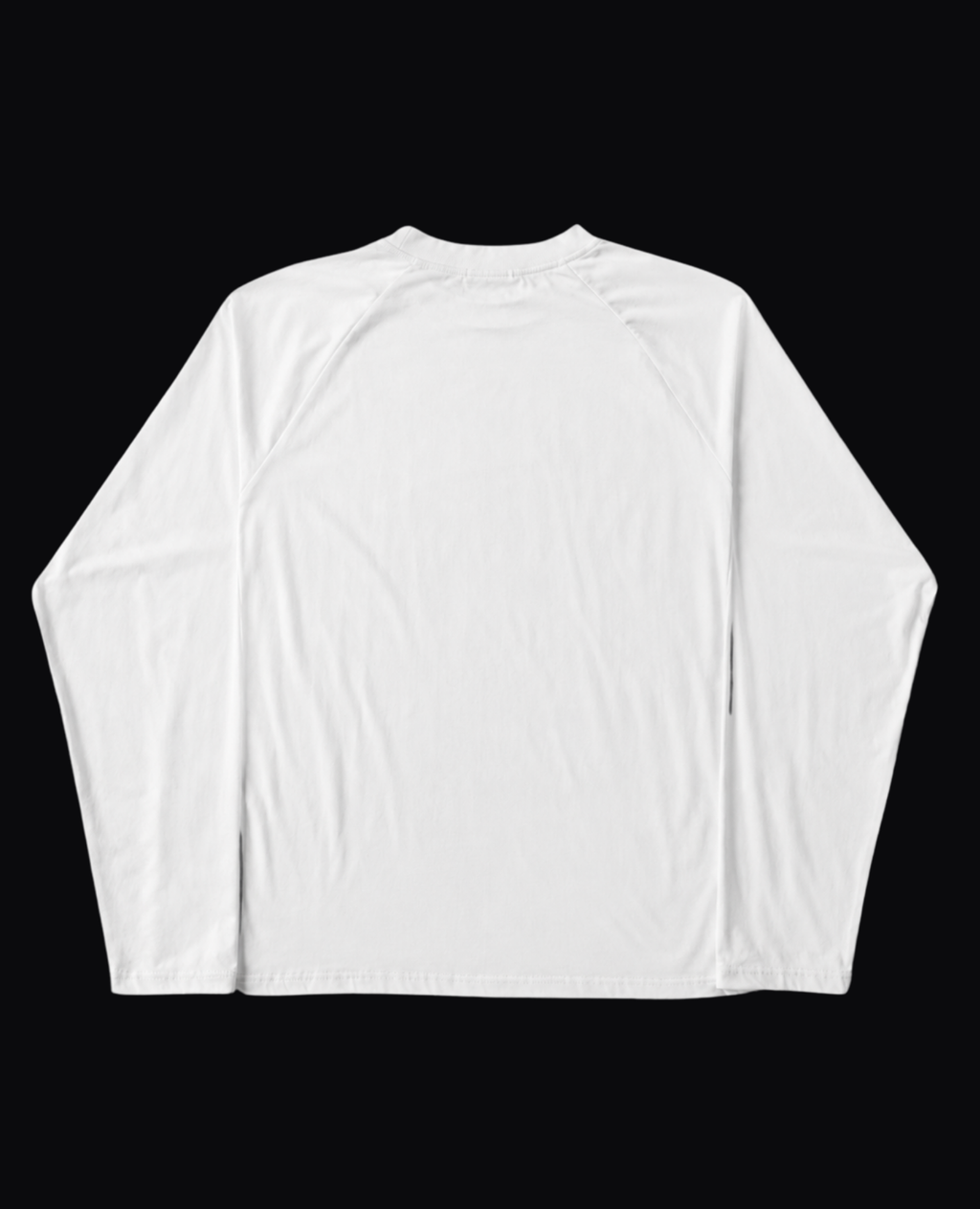 WHITE GRAPHIC LONG SLEEVE