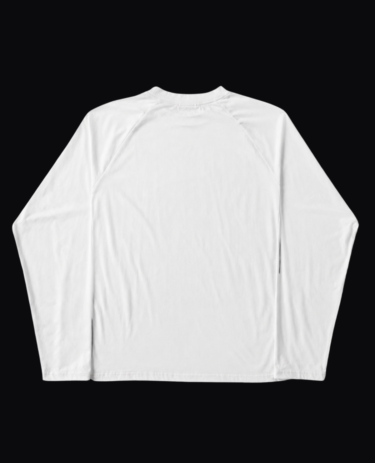 WHITE GRAPHIC LONG SLEEVE