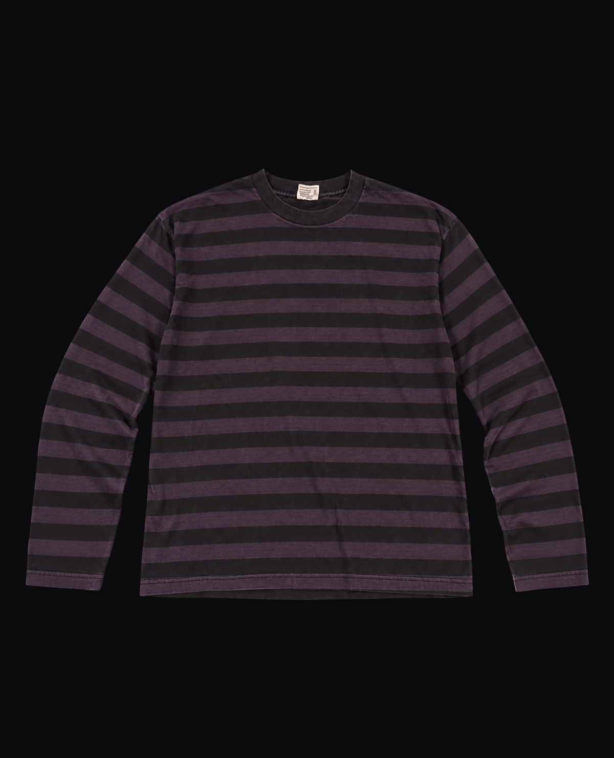 BLACK PLUM STRIPED LONGSLEEVE
