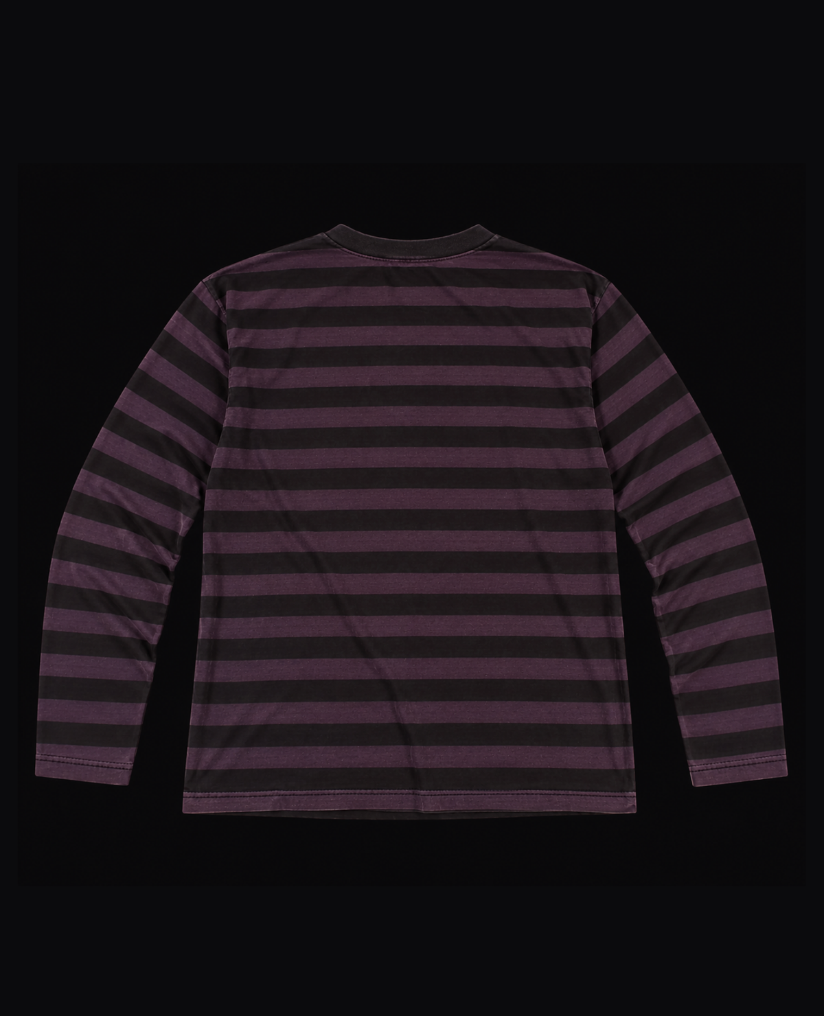 BLACK PLUM STRIPED LONGSLEEVE