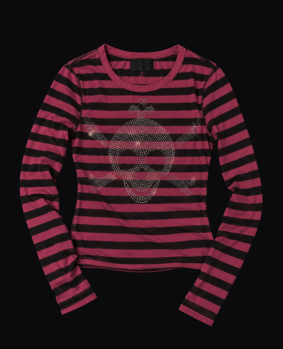 PINK PLUM STRIPED LONG SLEEVE