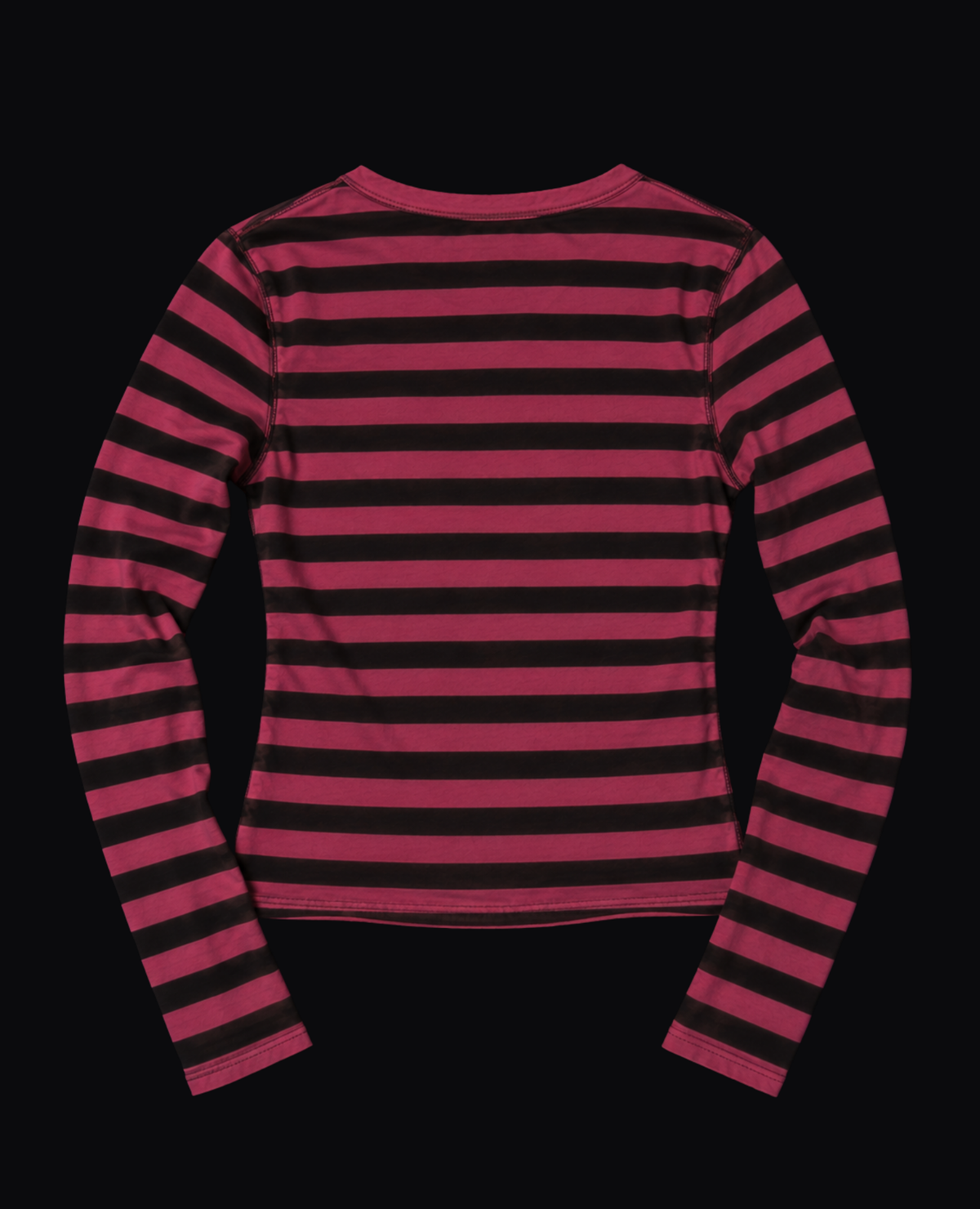 PINK PLUM STRIPED LONG SLEEVE