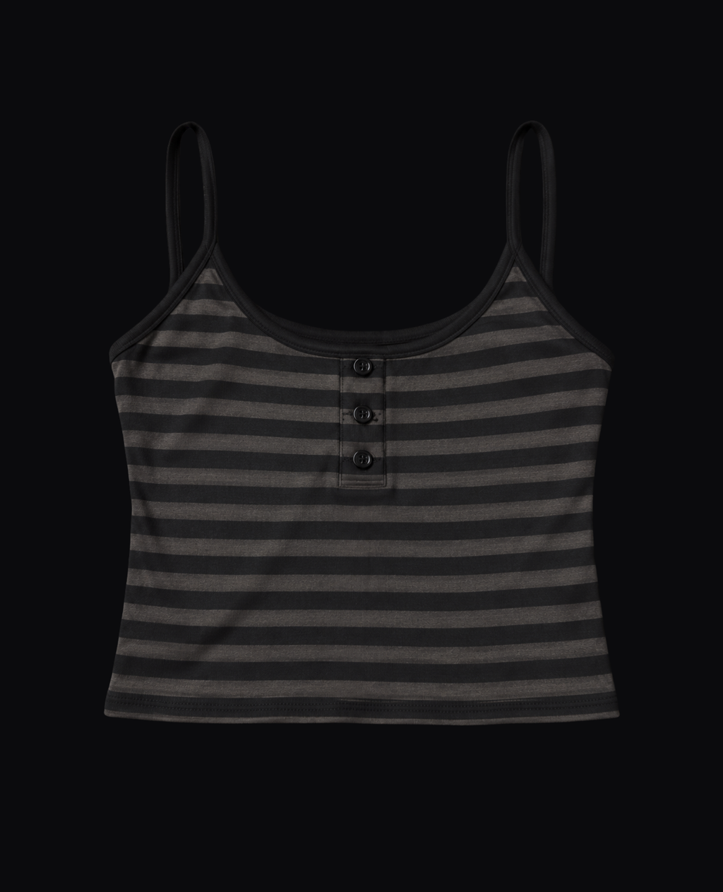 GREY STRIPED TANK TOP