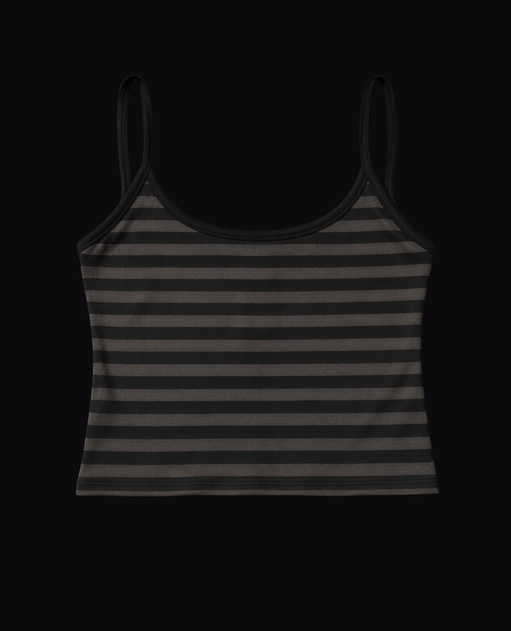 GREY STRIPED TANK TOP