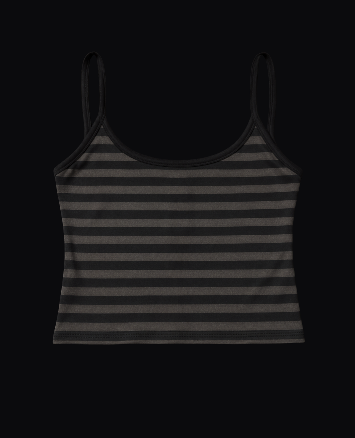 GREY STRIPED TANK TOP