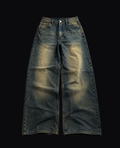 BLUE WASHED BAGGY JEANS