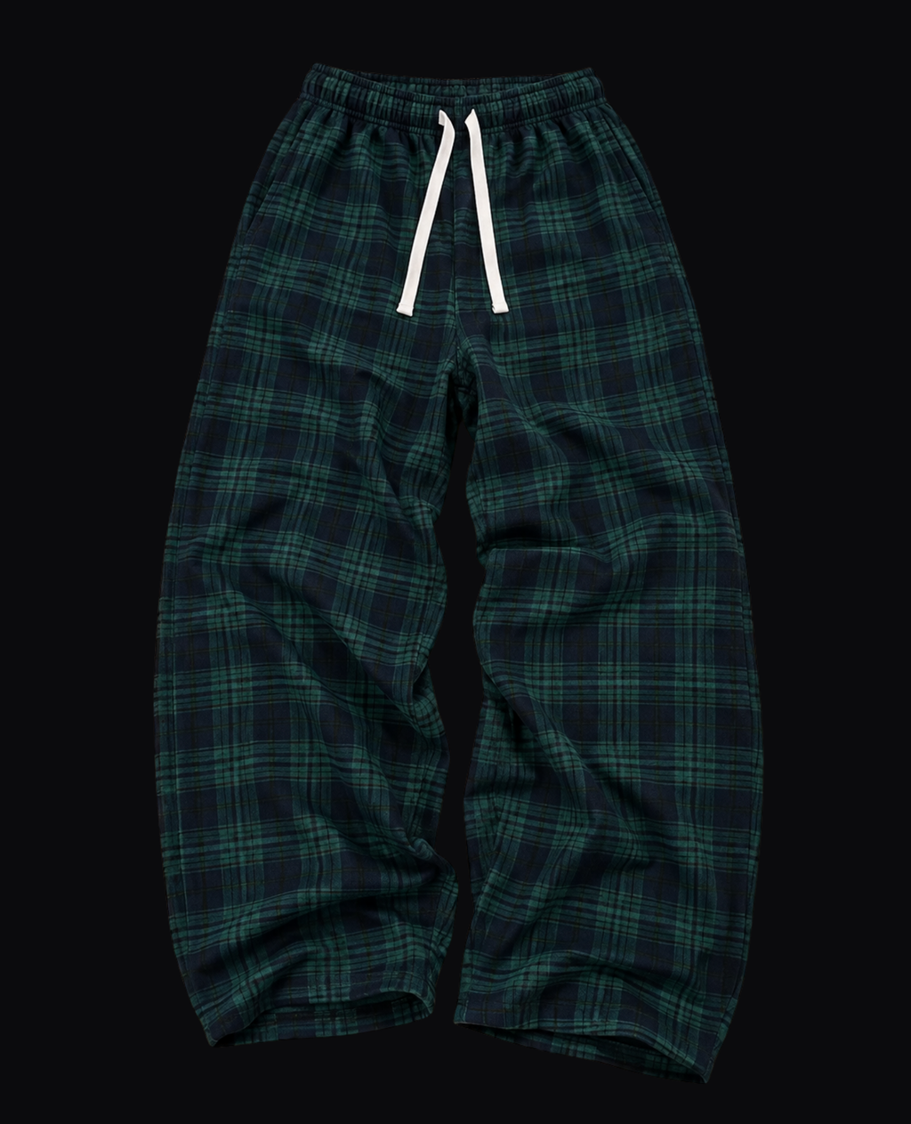 GREEN CHECKERED SLEEP PANTS