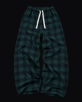 GREEN CHECKERED SLEEP PANTS