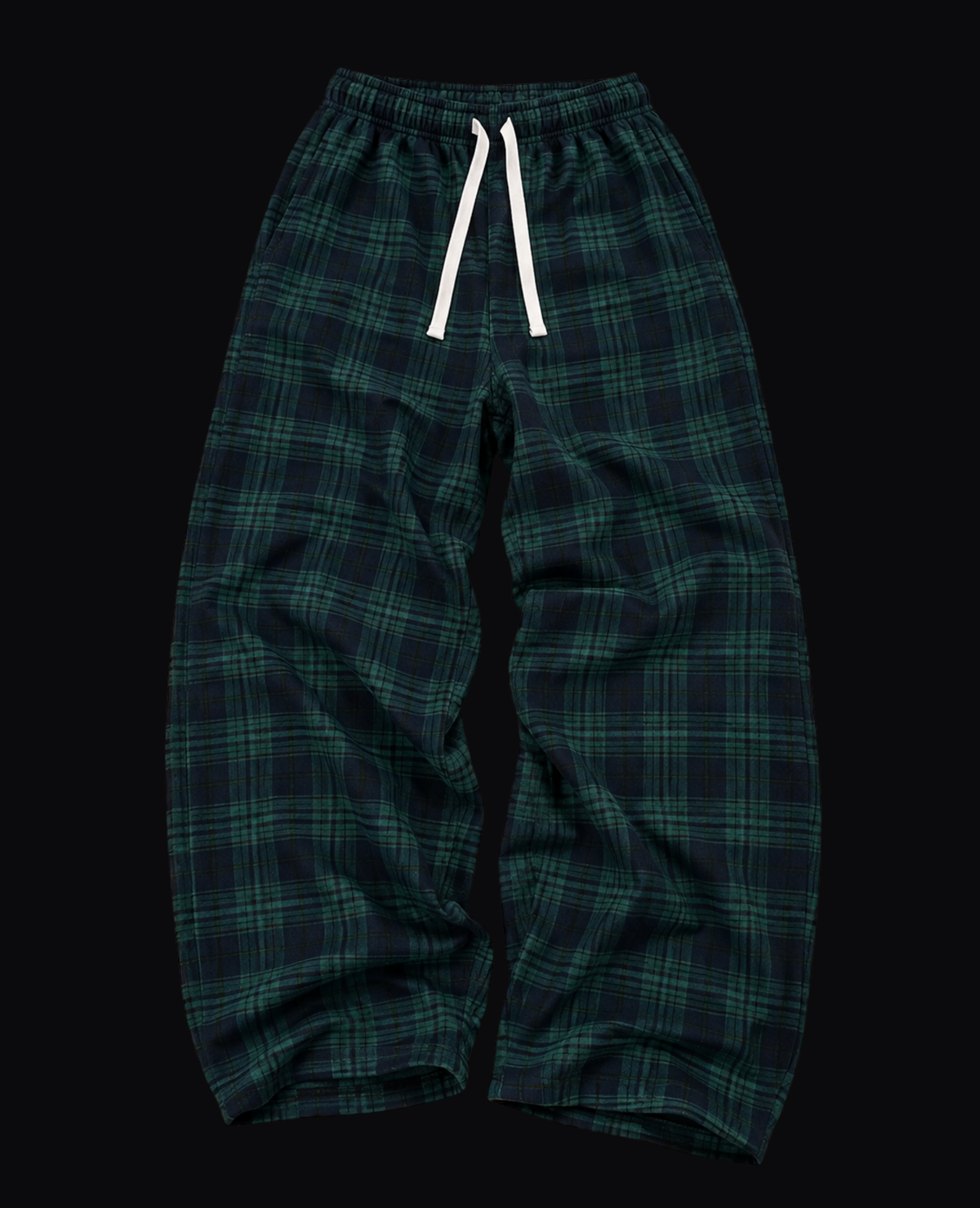 GREEN CHECKERED SLEEP PANTS