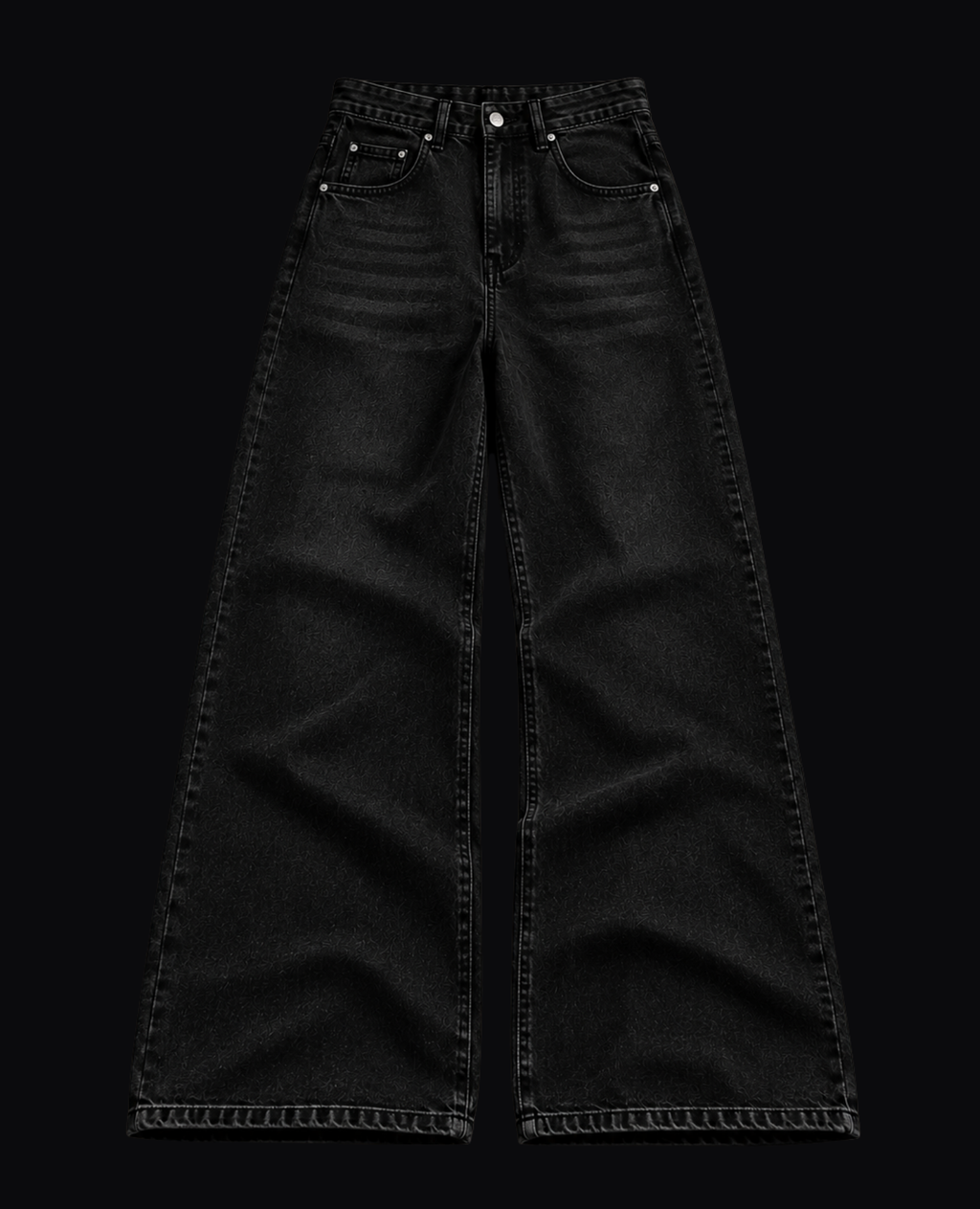 CROSSES BACK PRINT JEANS