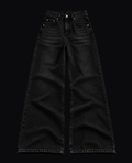 CROSSES BACK PRINT JEANS