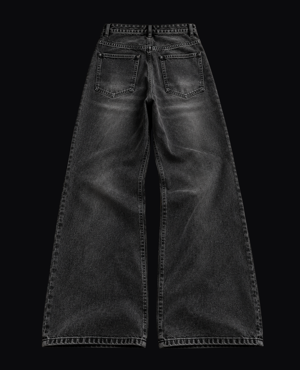 GREY STUDDED SIDE DETAIL JEANS