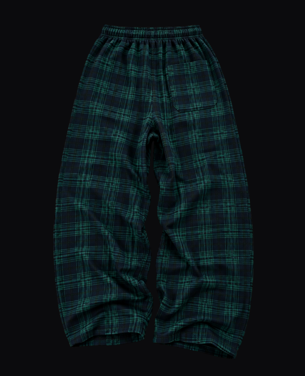 GREEN CHECKERED SLEEP PANTS