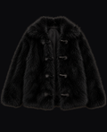 BLACK FUR COAT